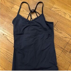 Dark grey Alo Spaghetti Strap Women's Top